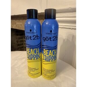 got2b Beach Trippin Texturizing Finishing Spray x2 Flexible Hold Touchable DENTS